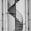 Steel staircase