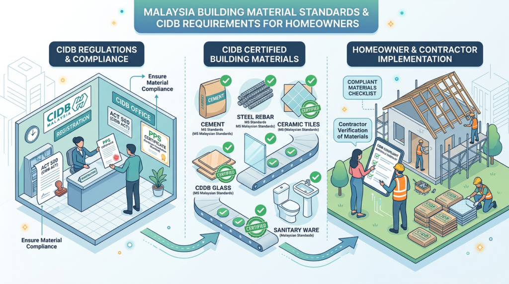 Malaysia Building Material Standards: What Homeowners Should Know About CIDB Requirements