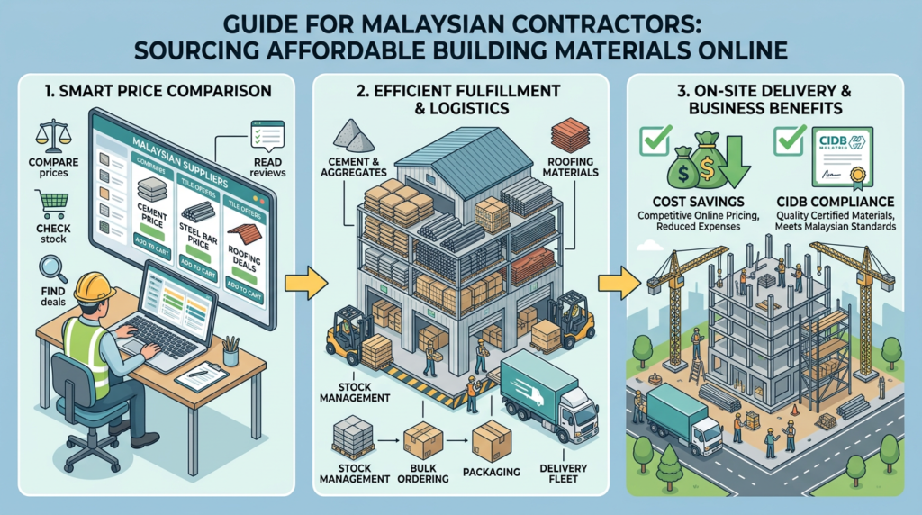 Where to Buy Affordable Building Materials Online in Malaysia (Contractor’s Guide)